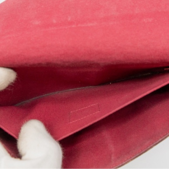 Louis Vuitton Brown and Red Monogram Wallet Set - Picture 7 of 9